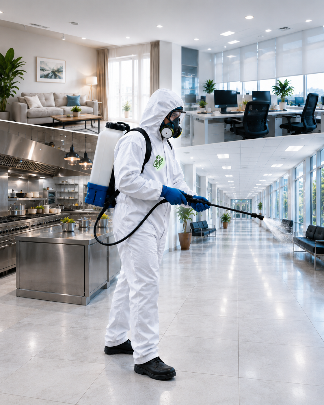 Servicio de desinfección profesional en edificios