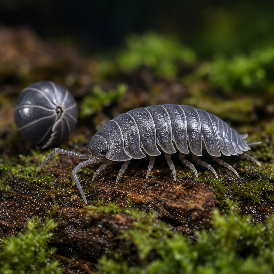 Bicho bolita (Armadillidium vulgare) — imagen original Agroambiental para identificación orientativa