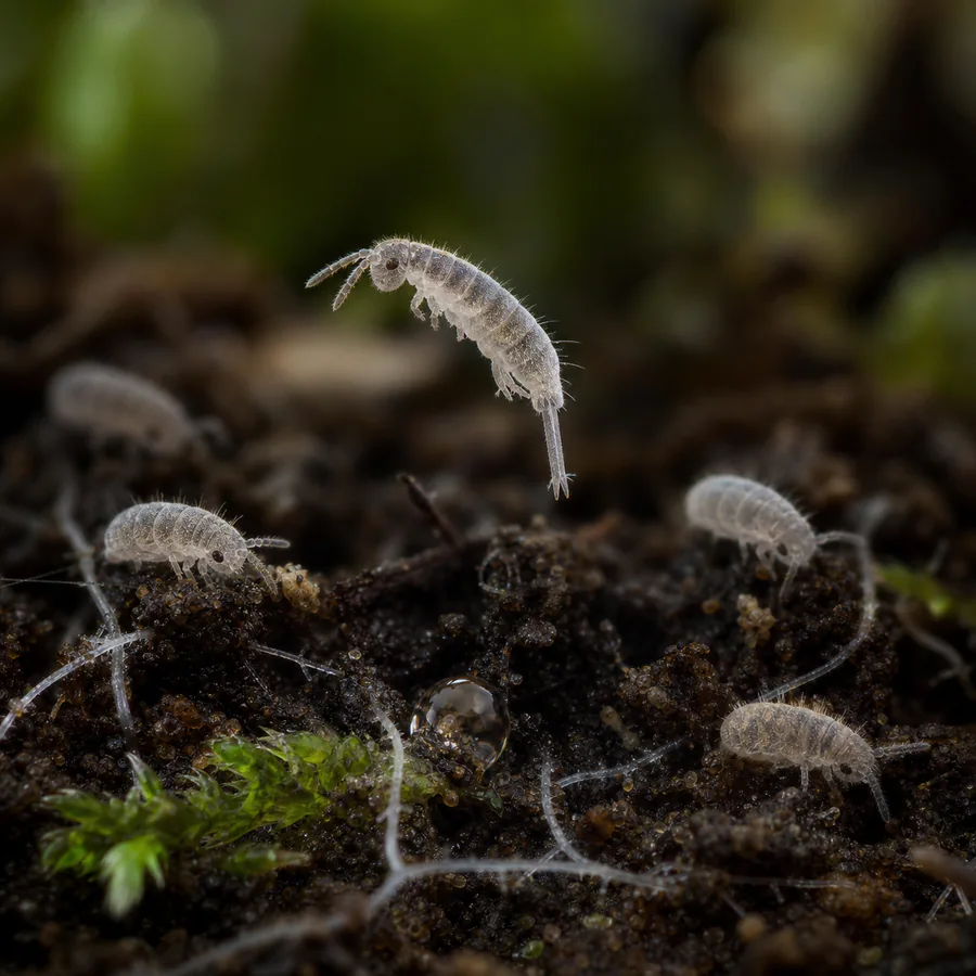 Colémbolos (Collembola) — imagen original Agroambiental para identificación orientativa