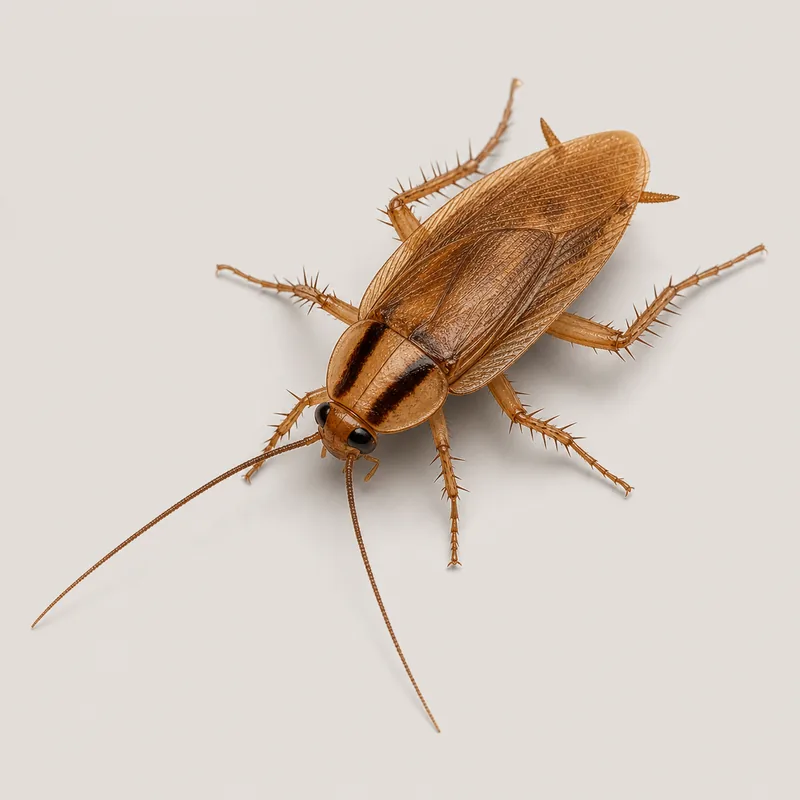 Cucaracha alemana (Blattella germanica) — imagen original Agroambiental para identificación orientativa