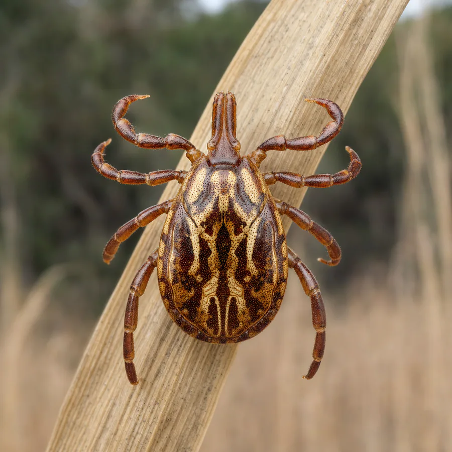Garrapata Amblyomma sculptum (Amblyomma sculptum) — imagen original Agroambiental para identificación orientativa