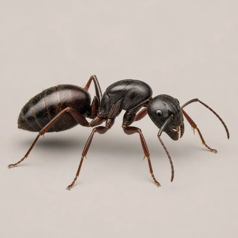Hormiga carpintera (Camponotus mus) — imagen original Agroambiental para identificación orientativa