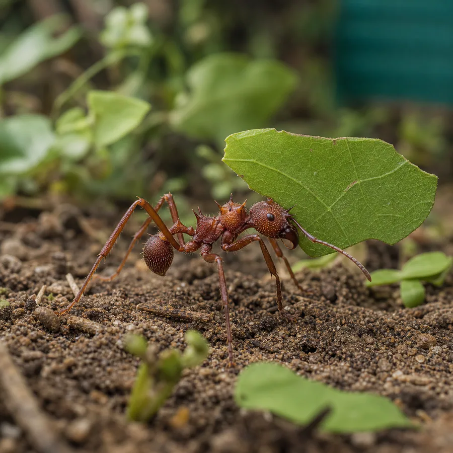 Hormiga cortadora (Acromyrmex spp.) — imagen original Agroambiental para identificación orientativa