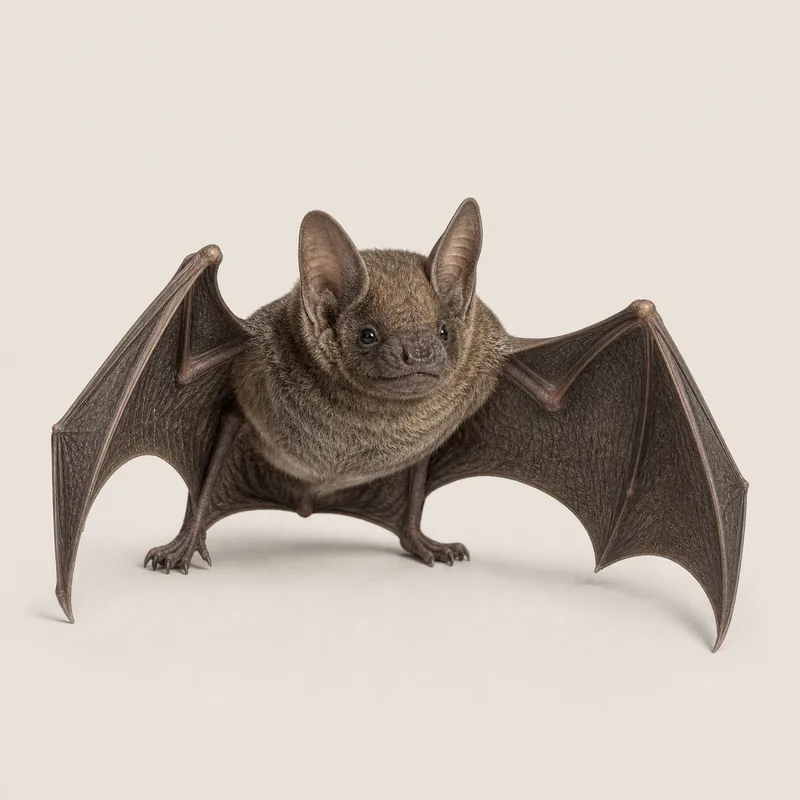 Murciélago de cola libre (Tadarida brasiliensis) — imagen original Agroambiental para identificación orientativa
