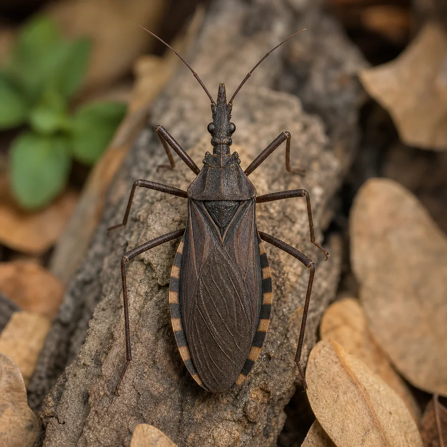 Vinchuca silvestre guasayana (Triatoma guasayana) — imagen original Agroambiental para identificación orientativa