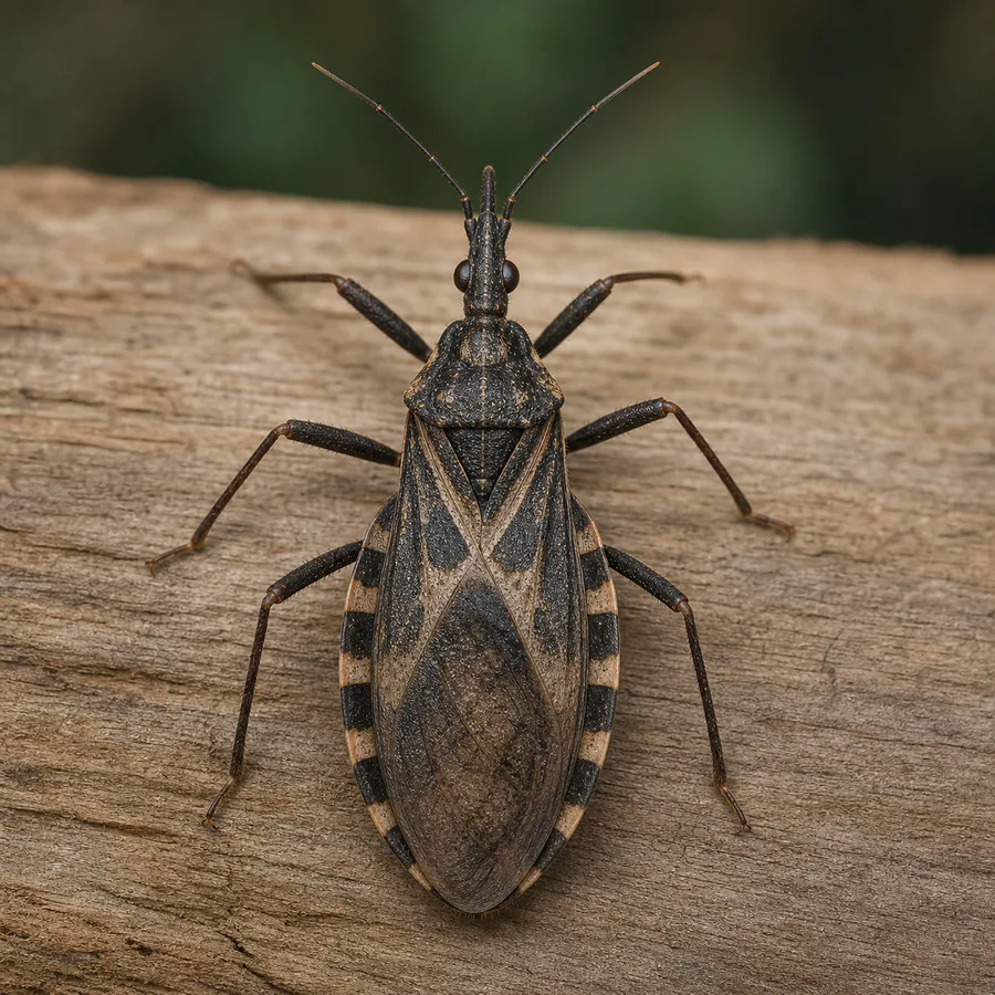 Vinchuca sordida (Triatoma sordida) — imagen original Agroambiental para identificación orientativa