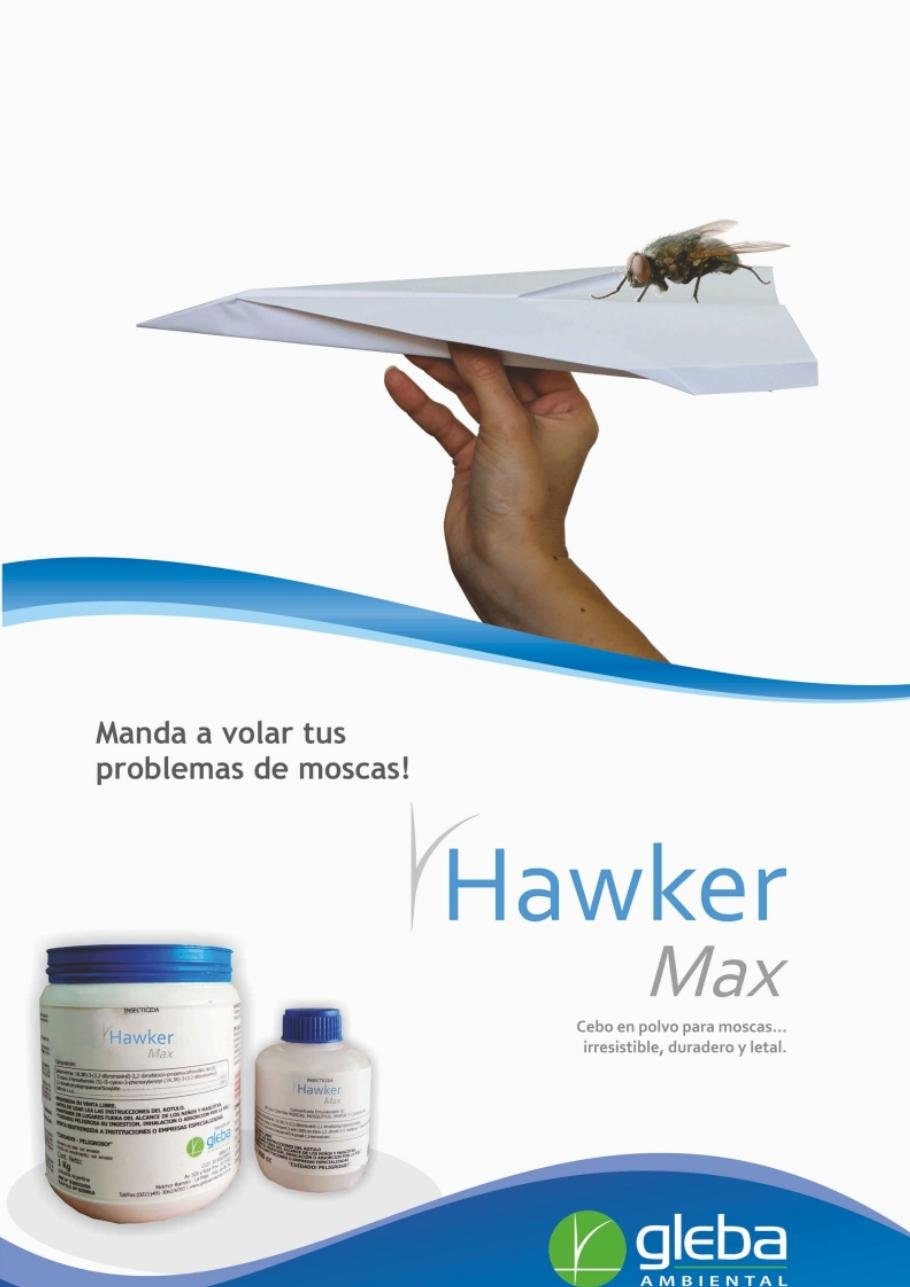 Hawker Max cebo para moscas